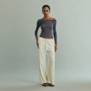 Fundamental Mitr Satin Loose-Fit Pants