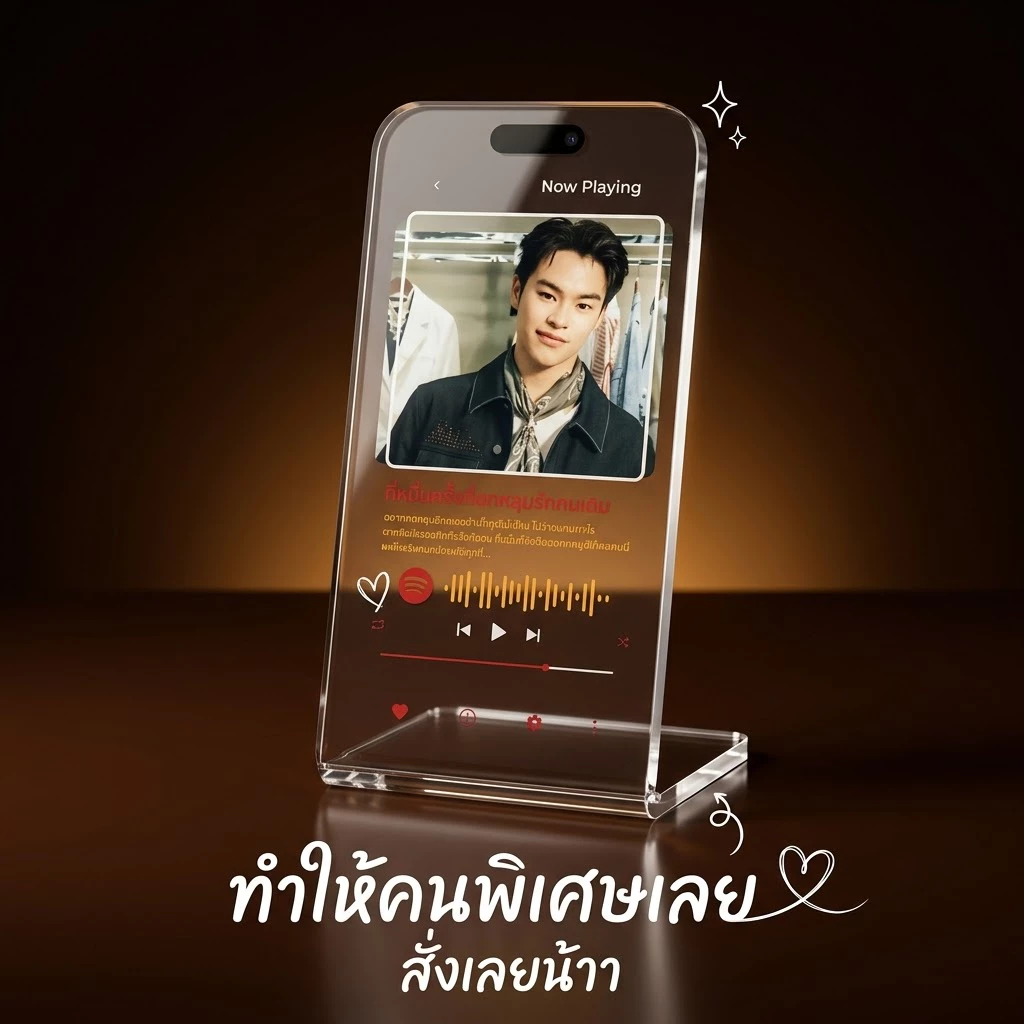 สแตนดี้อะคริลิคสกรีนรูปแฟนสแกนเพลงได้ thumbnail 8