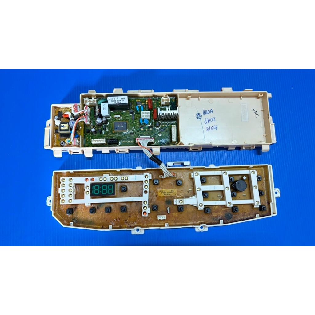 บอร์ดเครื่องซักผ้า Samsung ฝาบน DC92-01767A (รุ่นไม่มีสวิตช์ประตู) บอร์ดแท้(บอร์ดมือสอง)
