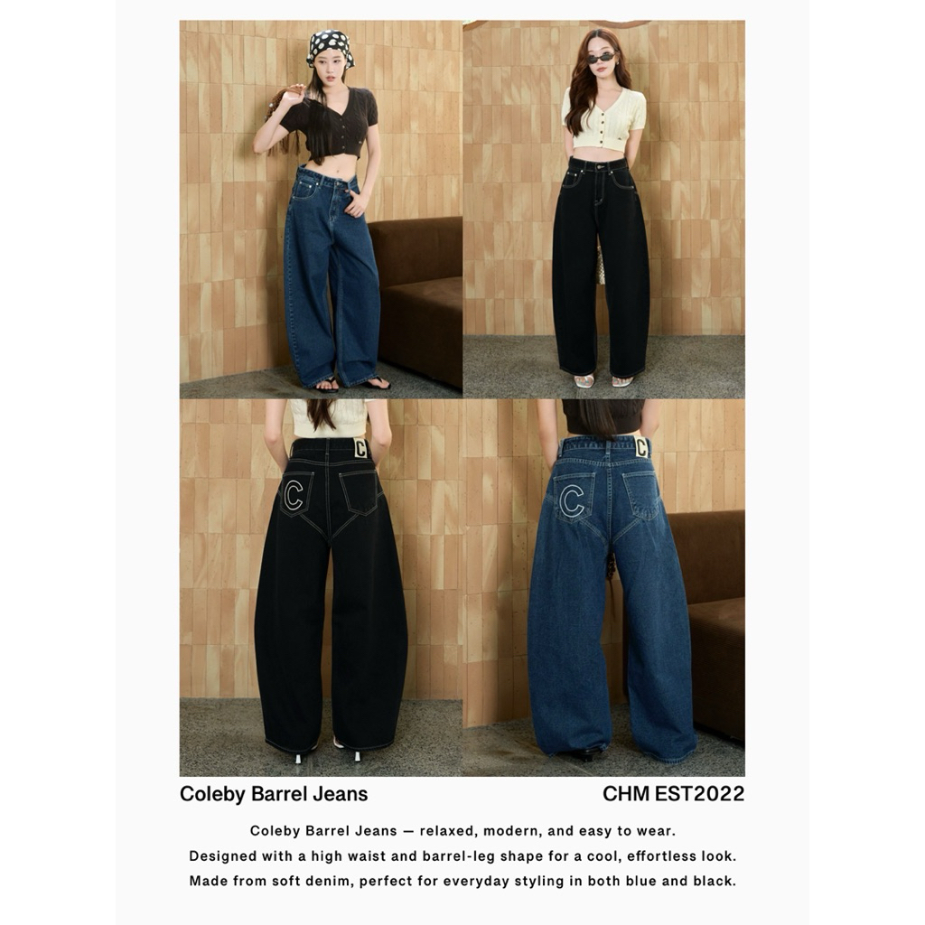 C.H.M Coleby Barrel Jeans (โคลบี้)