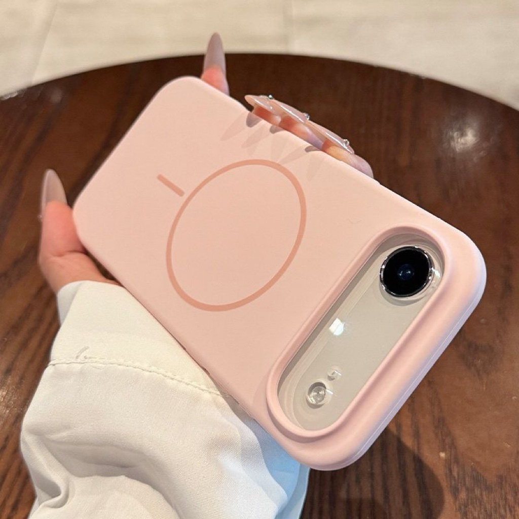 เคสซิลิโคนนิ่ม กำมะหยี่ แม่เหล็ก สำหรับ iPhone 17 17Air 17Pro Max ชาร์จได้