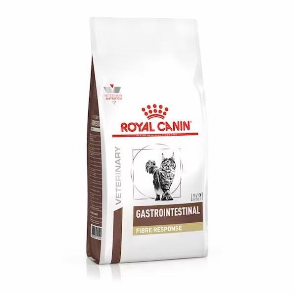 Royal Canin Gastrointes Fibre Response Cat 400 กรัม และ 2 kg. อาหารสำหรับแมว อาการท้องผูก ขาดไฟเบอร์