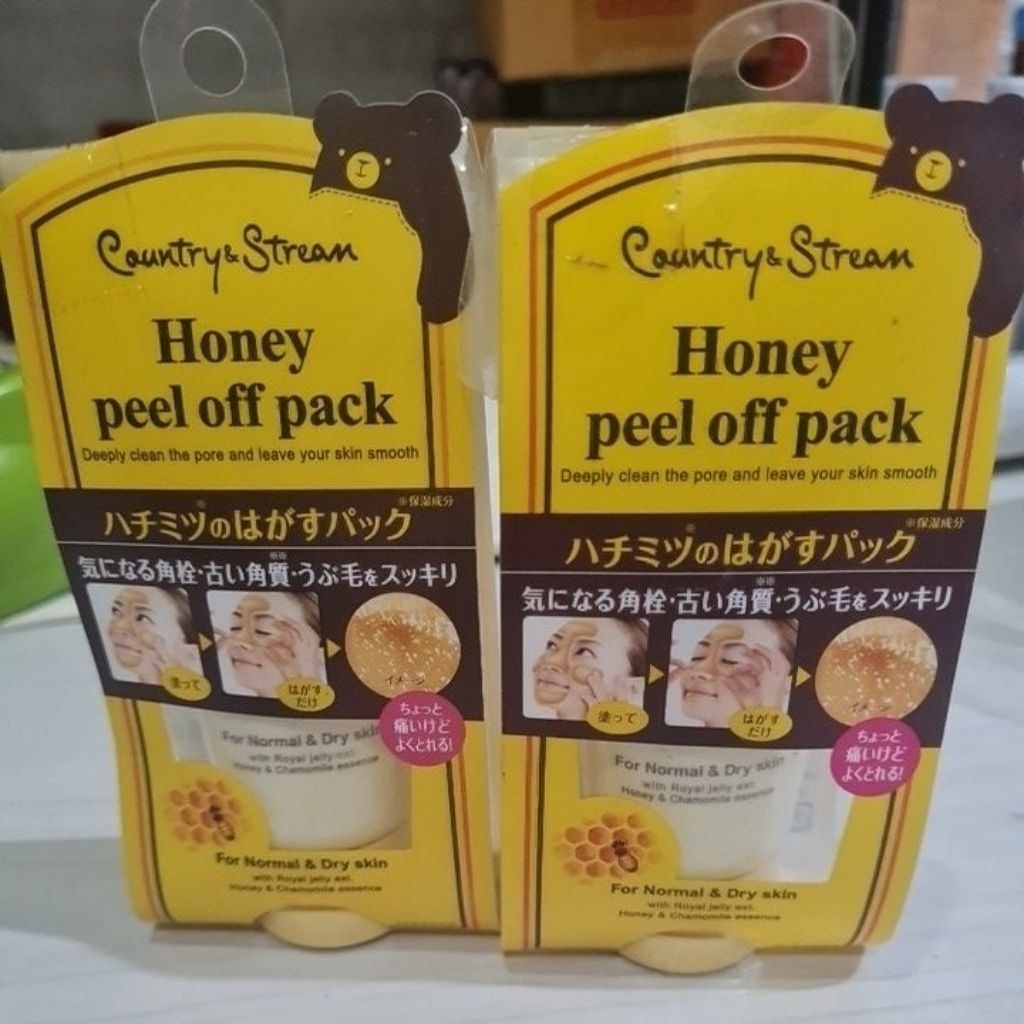 ลดเยอะมาก‼️​Country & Stream Honey Peel Off Pack ขนาด 60 กรัม