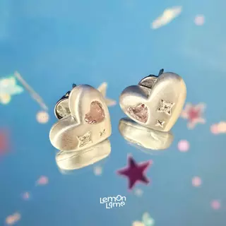 Lemon Lime - Heart Collection Earring