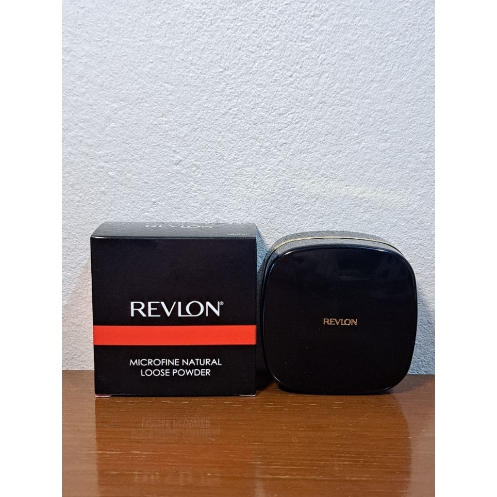 Revlon Microfine Natural Loose Powder 36 g. สี Light/Medium เรฟลอน ไมโครไฟน์ ลูส พาวเดอร์ (แป้งฝุ่นเรฟลอน)