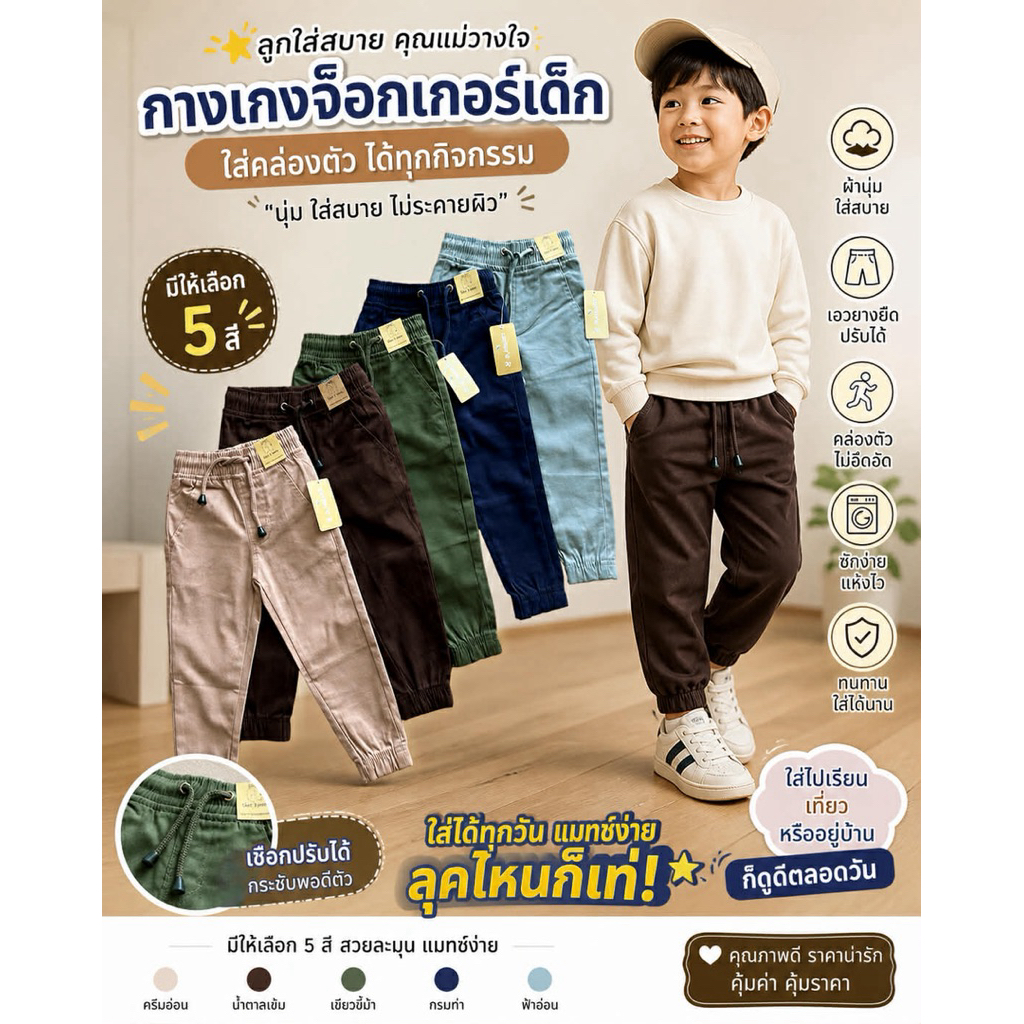 กางเกงขาจั้ม cartter’s เด็ก 2-12(สินค้าส่งจากไทย)
