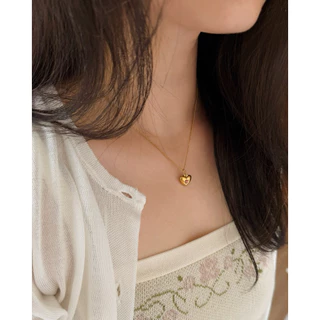 A.piece สร้อย waterproof [stainless steel] Birthstone necklace