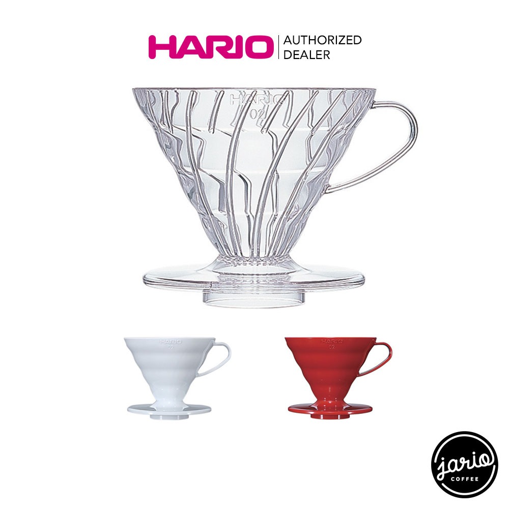 JARIO x HARIO ดริปเปอร์ V60 HARIO พลาสติก (แท้จากญี่ปุ่น) HARIO V60 Plastic Dripper