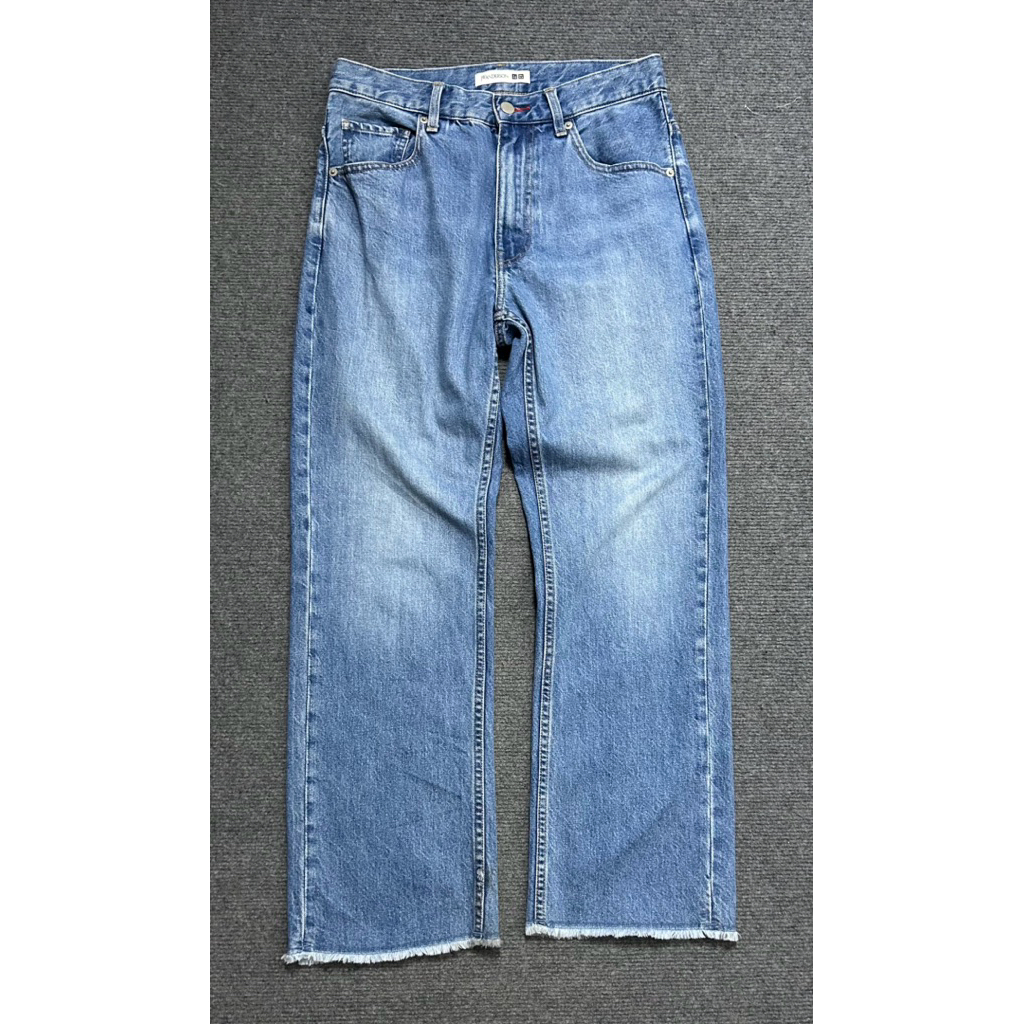 jw uniqlo denim pants