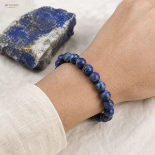 [แท้💯] กำไลหินลาพิส ลาซูลี Lapis Lazuli | หินเสริมสติปัญญา เพิ่มโชคลาภ เสริมบารมี สีน้ำเงินสวย หินมงคล สายมูของแท้