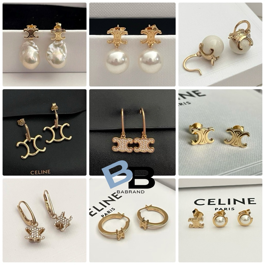 🔥พร้อมส่ง🔥รวมต่างหู Celine Earrings ของแท้100% ทุกแบบพร้อมส่งค่ะ🔥
