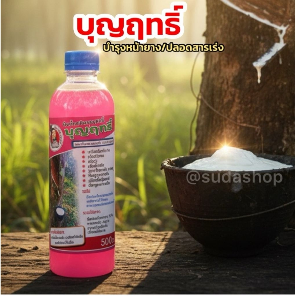 บุญฤทธิ์บำรุงหน้ายาง/ปลอดสารเร่ง 1ขวด