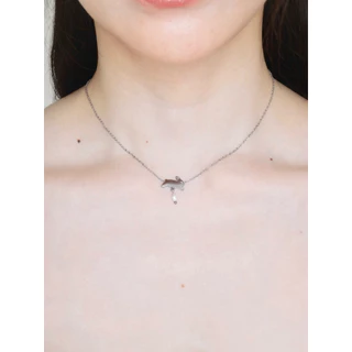 nice try studio - Bunni Loves Necklace สร้อยคอรูปกระต่าย พร้อมไข่มุกแท้ ไม่ลอก ไม่ดำ