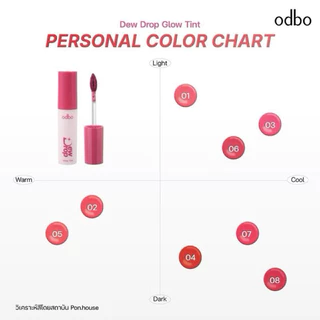 ODBO - Dew Drop Glow Tint 3 g. โอดีบีโอ ดิว ดรอป โกลว์ ทินต์ OD5027