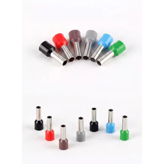 หางปลาคอร์ดเอ็น 6 sq.mm แบบเดี่ยว ทองแดงแท้ 100 ตัว ครบสี พร้อมส่ง