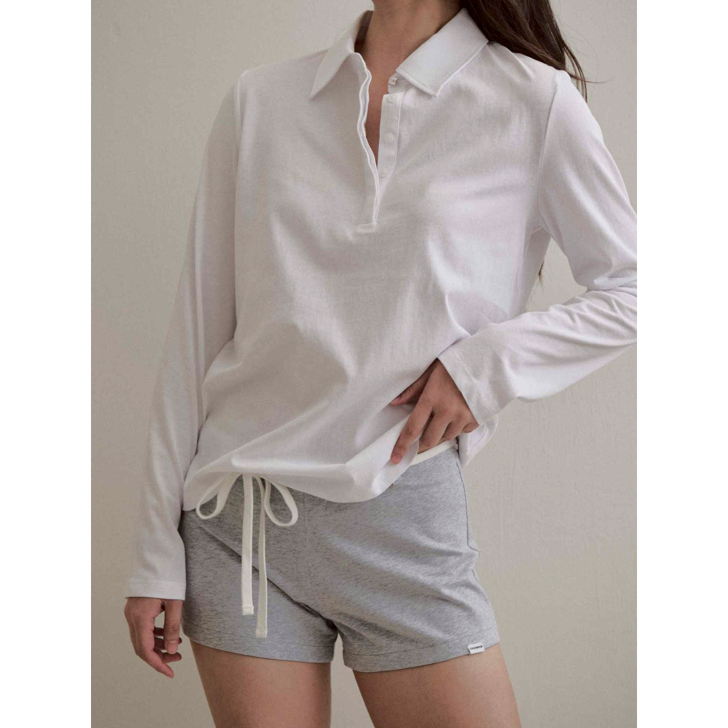 Saint Long Sleeve - เสื้อโปโลผู้หญิงแขนยาว free size