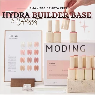 แยกขายขวด MODING🇨🇳 Hydra Builder Base เบสเจลต่อเล็บ 12 สีโทนนู้ด #RA01-RA12