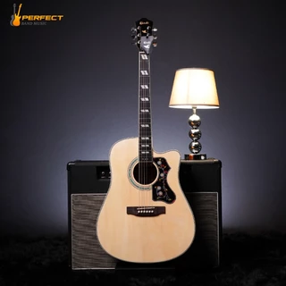 Kazuki Deluxe DLKZ-41C Gen2 กีตาร์โปร่งKazuki Deluxe DLKZ-41C Gen2 Acoustic Guitar พร้อมกระเป๋า ปิ๊ก ประแจ