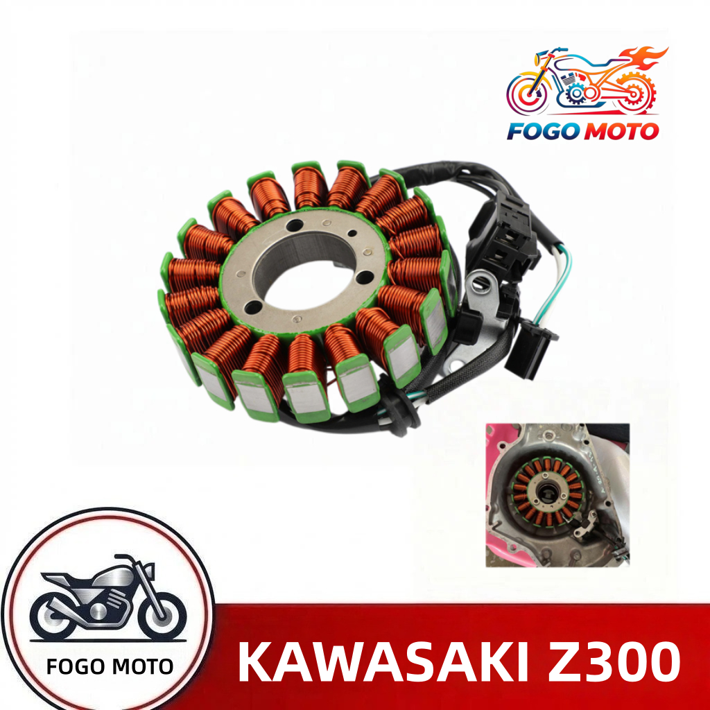 【OAPS】ฟิลคอยล์ Kawasaki Ninja300 Z300 Z250 Ninja250 Ninja 250R มัดไฟ สเตเตอร์ ขดลวดสเตเตอร์