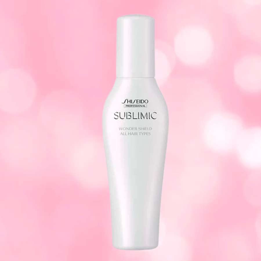 SHISEIDO SUBLIMIC Wonder Shield 125 ML.ผลิตภัณฑ์บำรุงเส้นผมชนิดไม่ต้องล้างออกช่วยปกป้องเส้นผมจากความร้อนจากอุปกรณ์ทำผม