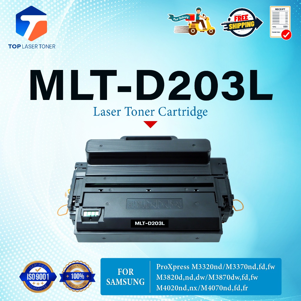 หมึกเทียบเท่า MLT-D203L/MLT D203L/203/D/203L For Samsung Pro Xpress M3320 nd/M3370nd/M3820d