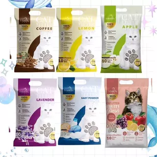 Friendlycat(40ลิตร) ทรายแมว เฟรนลี่แคท 10ลิตร 4ถุง กลิ่นหอมX2 จับก้อนดี