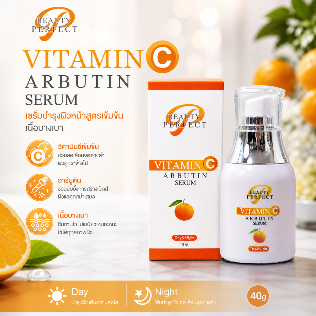VITAMIN C ARBUTIN SERUM ( เซรั่มใหญ่ 40g. )