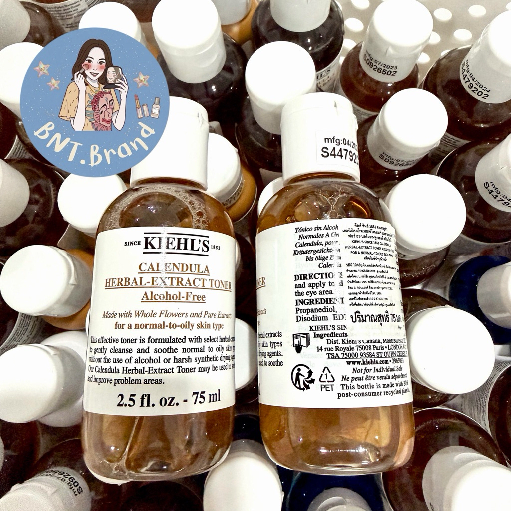 💥SPECIAL PRICE💥(แท้100% ป้ายคิง/ป้ายไทย) Kiehl’s Calendula Herbal-Extract Toner Alcohol - Free 40 / 75ml.