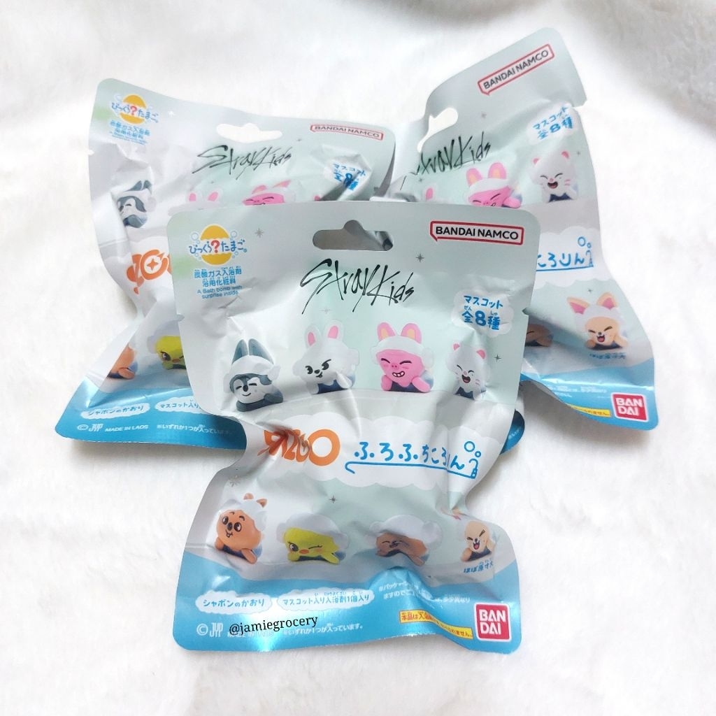 (พร้อมส่งที่ไทย)💕 Stray Kids Skzoo Bath Bomb (สุ่มฟิกเกอร์ sauna ด้านใน) ของแท้นำเข้าจากญี่ปุ่น