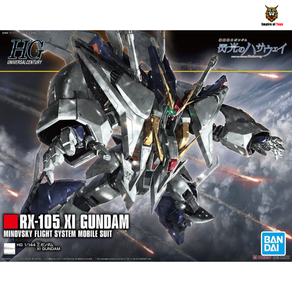 [พร้อมส่ง] Bandai HGUC (1/144) RX-105 XI Gundam (กล่องมีตำหนิ /*อ่านรายละเอียดพร้อมรูปก่อนสั่ง*)