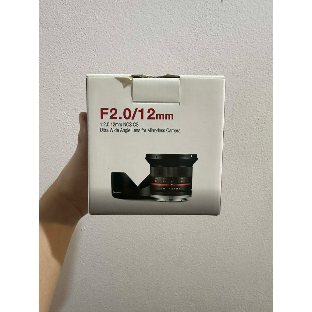 เลนส์ Samyang 12mm F2 for Fuji (เลนส์มือหมุน MF)