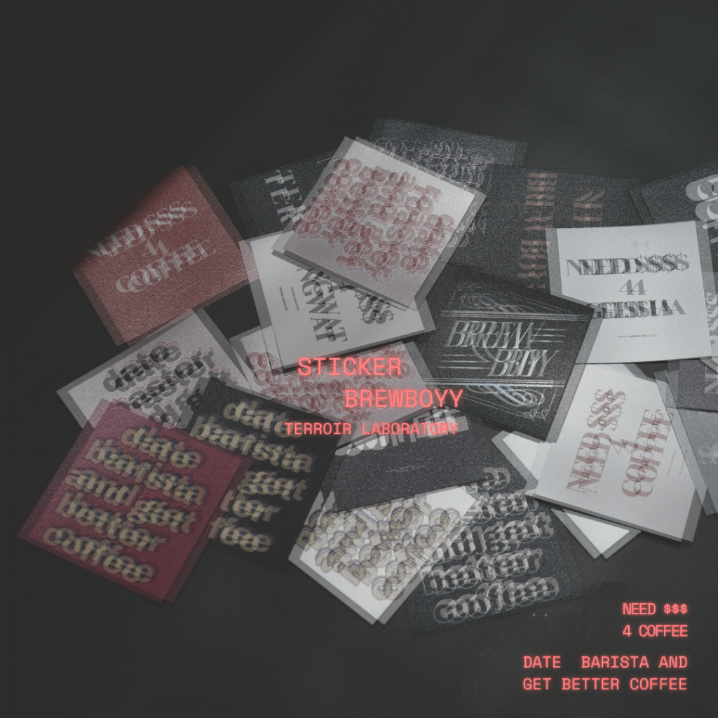 Stickers By Brewboy | มี 3 Set ให้เลือก | ขนาด 6x6 cm