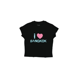 (moodymolly) เสื้อเบบี้ที babytee ผ้าcotton ilove bangkok สไตล์สตรีท