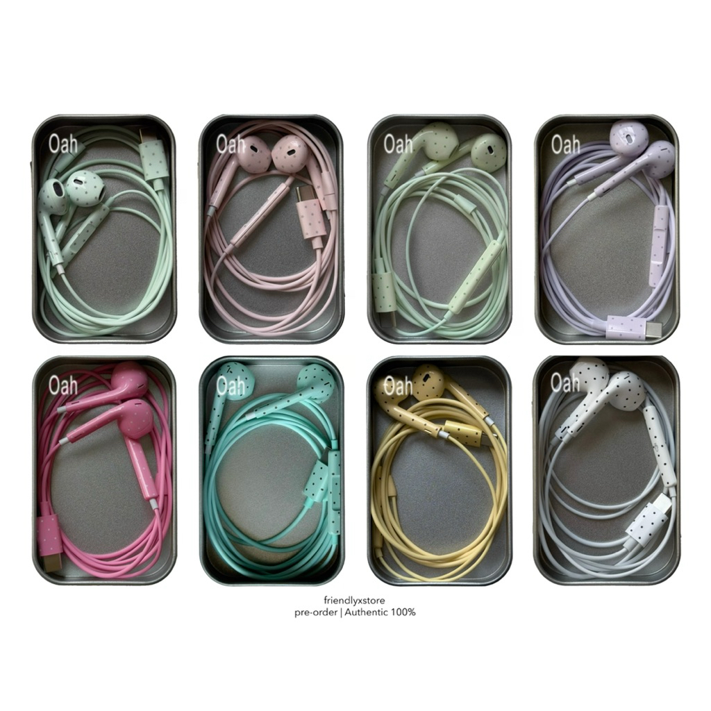 (pre-order) oah - earphones หูฟัง star/polkadot