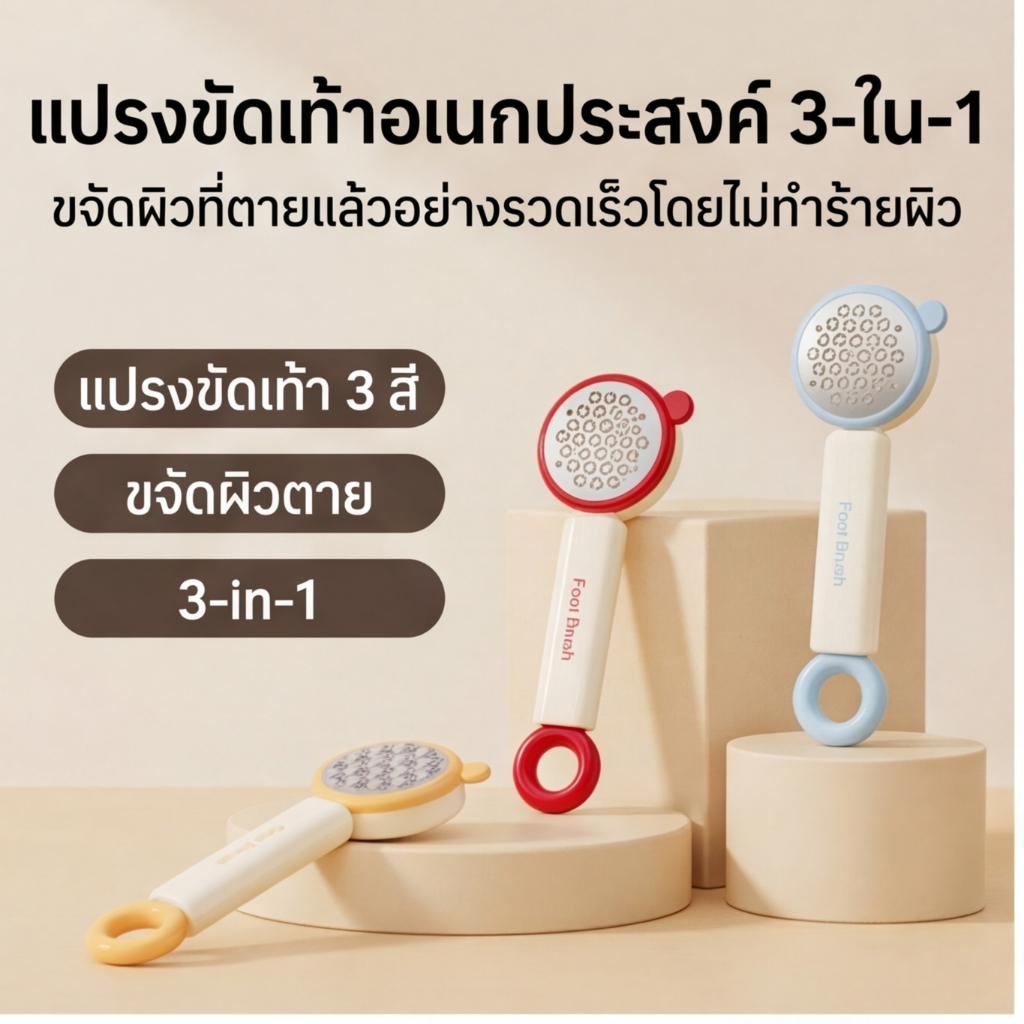 เครื่องขัดเท้าอเนกประสงค์ กำจัดผิวหนังตาย ดูแลเท้าเรียบเนียน