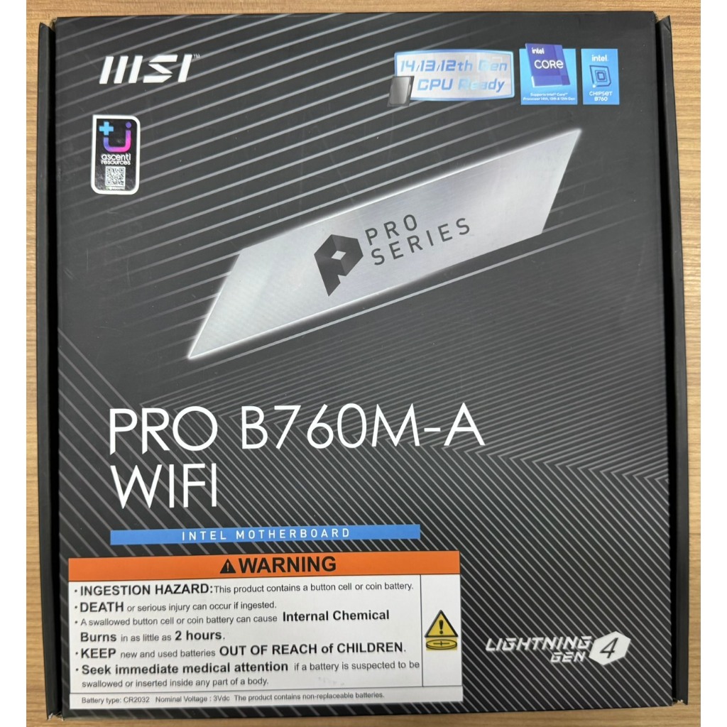 MSI PRO B760M-A WIFI DDR5 (มือสอง)