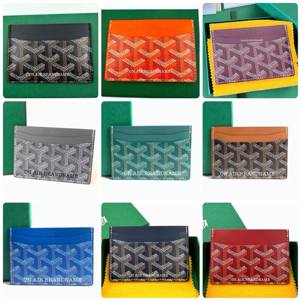ถูกที่สุด ของแท้ New goyard card holders ที่ใส่บัตร เรียบหรู ขายดี ใส่การ์ด