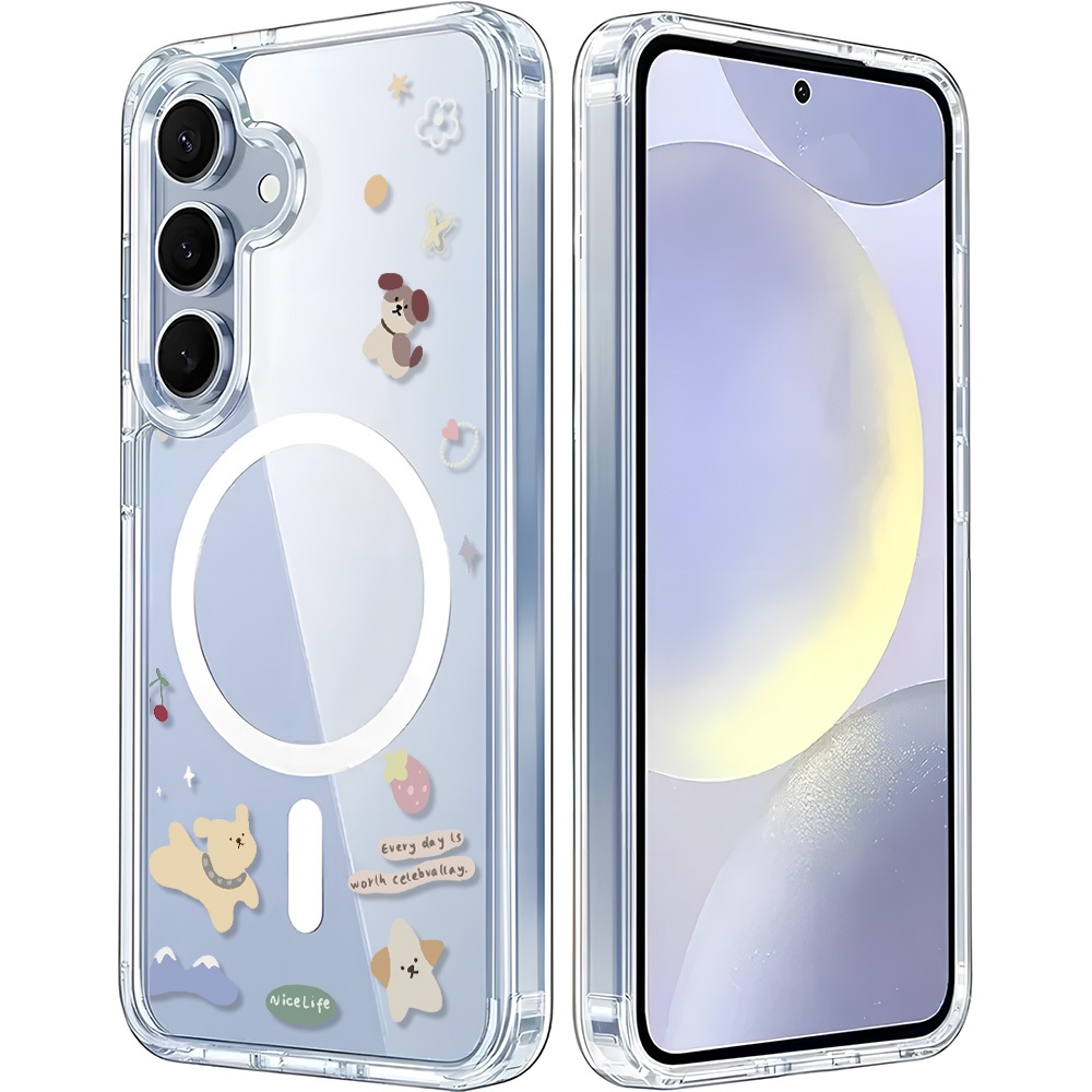 เคสโทรศัพท์แบบแม่เหล็ก for Samsung A07 A17 A37 A57 5G A55 A56 5G A16 A06 4G A54 A26 A36 5G A15 A35 S26 S25 Ultra