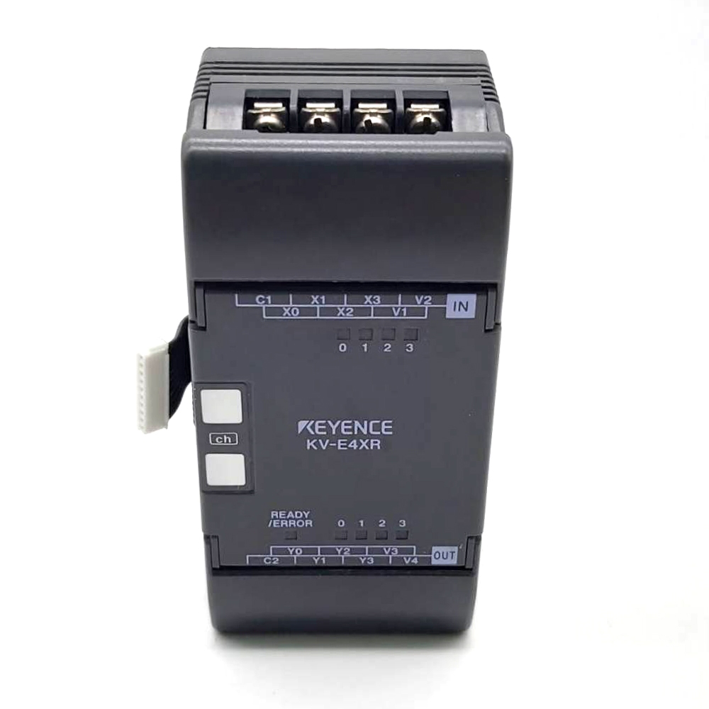 PLC Keyence KV-E4XR 4in/4out relay มือสอง สวยๆ ใช้งานได้ปกติ