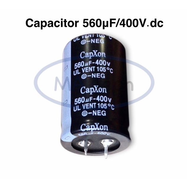 560uF 400V Capacitor 560uf/400v คาปาซิเตอร์ 400v560uf 105C ขนาด 30.0x45.0mm จำนวน 1 ชิ้น