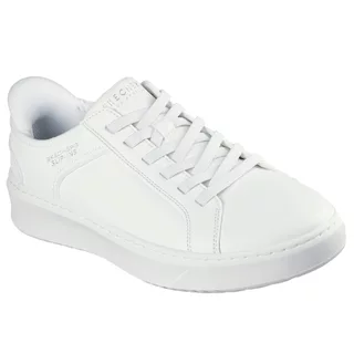 Skechers สเก็ตเชอร์ส รองเท้าผู้ชาย Men Court Break Street Shoes - 183177-WHT - Air-Cooled Memory Foam