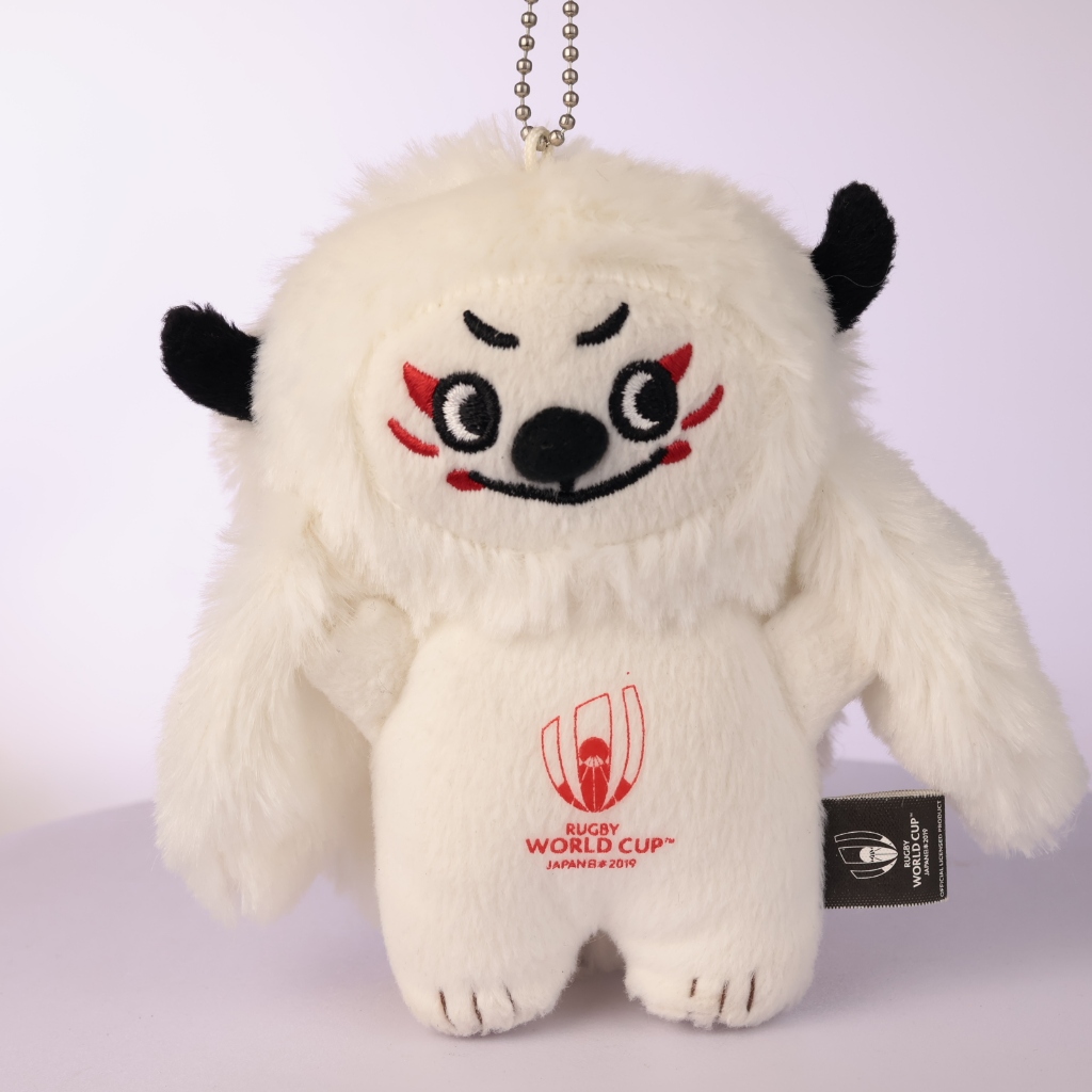 ตุ๊กตา Ren (Ren-G) มาสคอต Rugby World Cup Japan 2019 ของแท้ พร้อมโซ่ไข่ปลา งานขนนุ่ม มือสอง