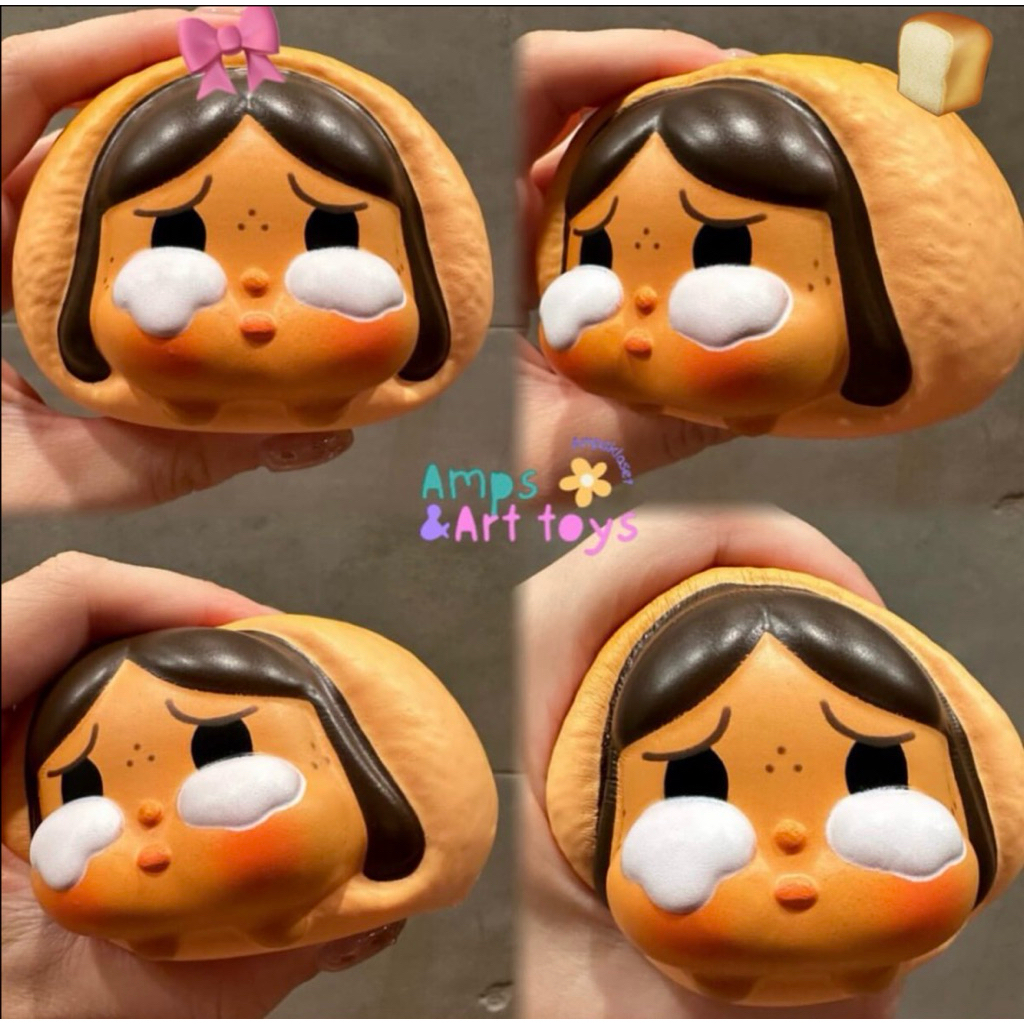 สกุชชี่CRYBABY 🍞🤎จากPOP MART จีน ที่ไทยไม่มีขายน้า น้องนุ้บนิ้มมาก🥐🤏🏻(New ไม่แกะ) อย่าลืมใช้โค้ดลด 20-30% กันด้วยนะคะ🫶🏻🤎