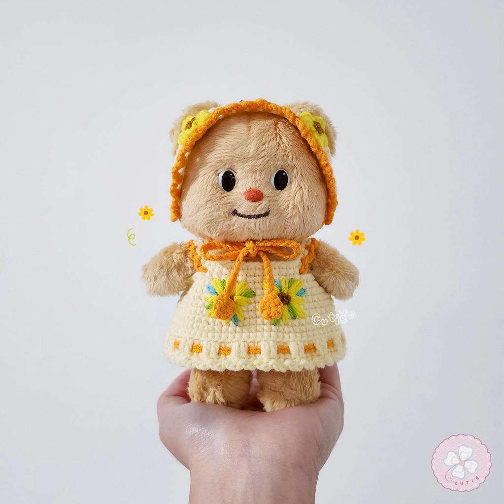 ชุดตุ๊กตา ✿ ชุดหมีเนย Butterbear ✿ เซตชุดทานตะวัน 🌻