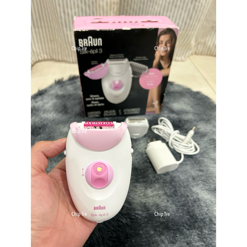 Braun Silk-Epil 3 Easy Epilator 3-031 เครื่องถอนขนไฟฟ้า รุ่น SE3270