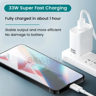 MOV【รับประกัน 1 ปี】 PD 65W SUPER VOOC หัวชาร์จ+สายชาร์จ TYPEC รองรับชาร์จเร็วซุปเปอร