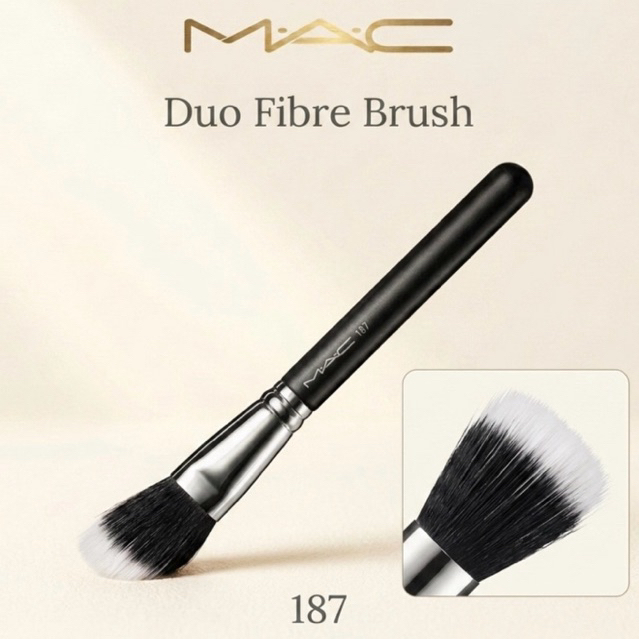 🧕🏻M.A.C แท้/พร้อมส่ง M.A.C 187 Duo Fibre Brush (Japan)