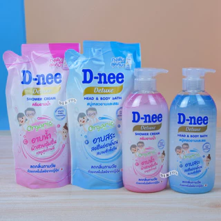D-nee Organic ดีนี่ ดีลักซ์ โลชั่น และ เจลอาบน้ำ บำรุงผิวชุ่มชื้น 48 ชม. สำหรับทุกช่วงวัย 380และ450 มล.
