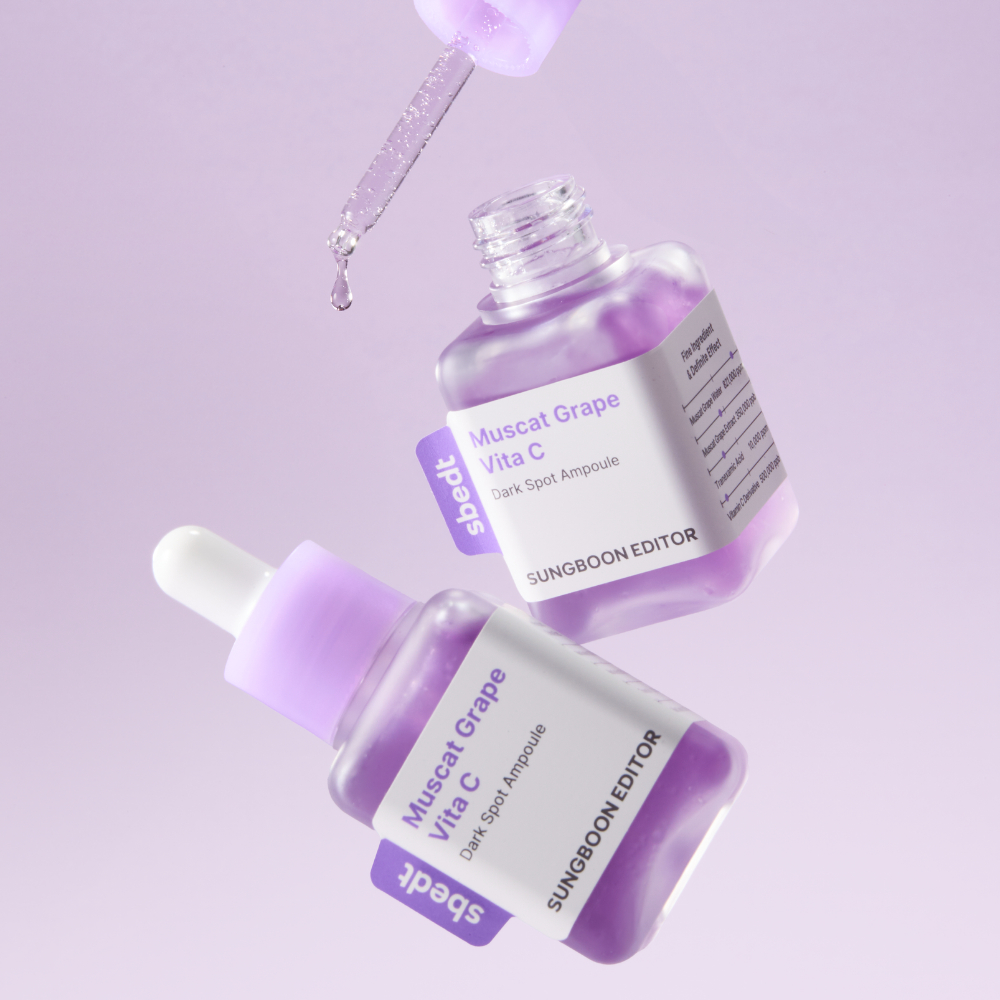 SUNGBOON EDITOR Muscat Grape Vita C Dark Spot Ampoule 40ml — صورة 3
