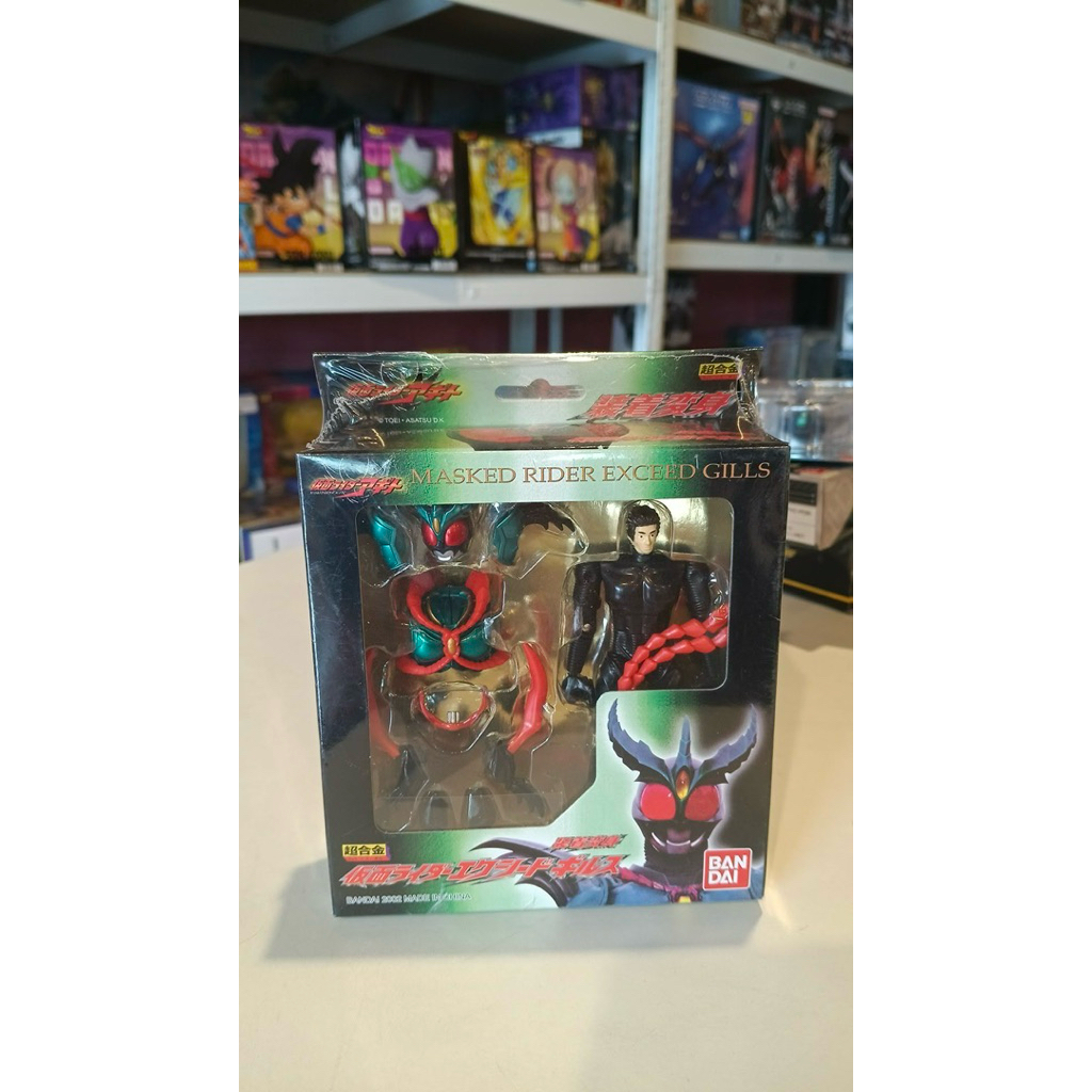 แท้/พร้อมส่ง Bandai Chogokin Souchaku Henshin Series Kamen Masked Rider Exceed Gills GD-51 Action Fi